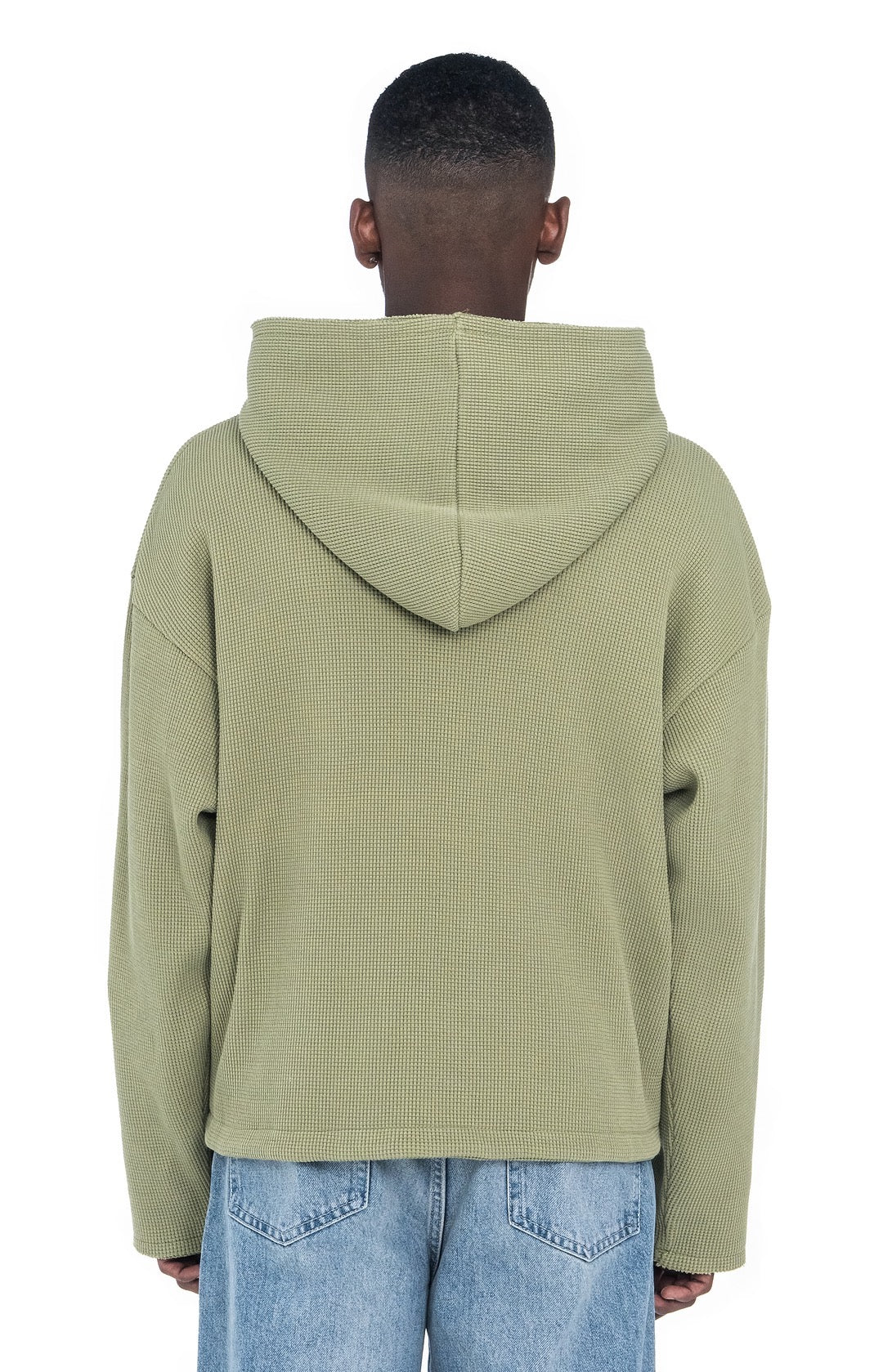 Romani Waffle Zip Hoodie